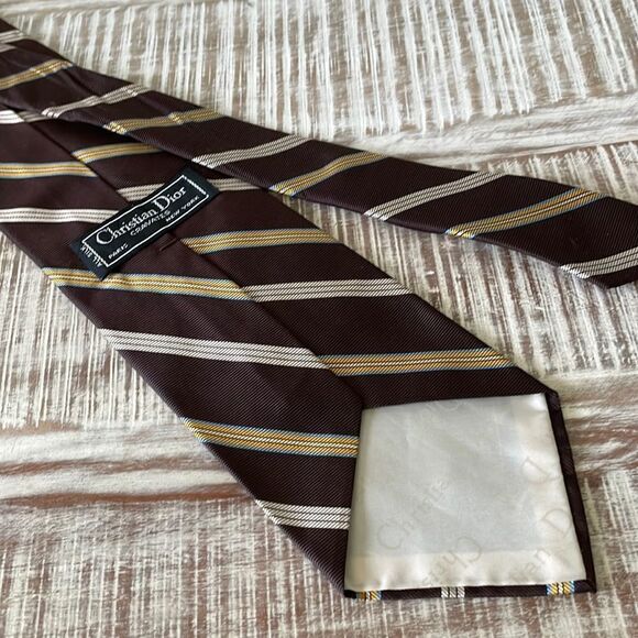 Vintage 100% Silk Christian Dior Men’s tie - Picture 1 of 5